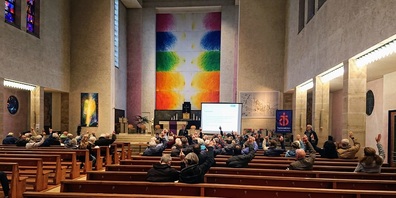 Die Bürgerversammlung vom 11. April fand in der Christkönigskirche in Niederuzwil statt.
