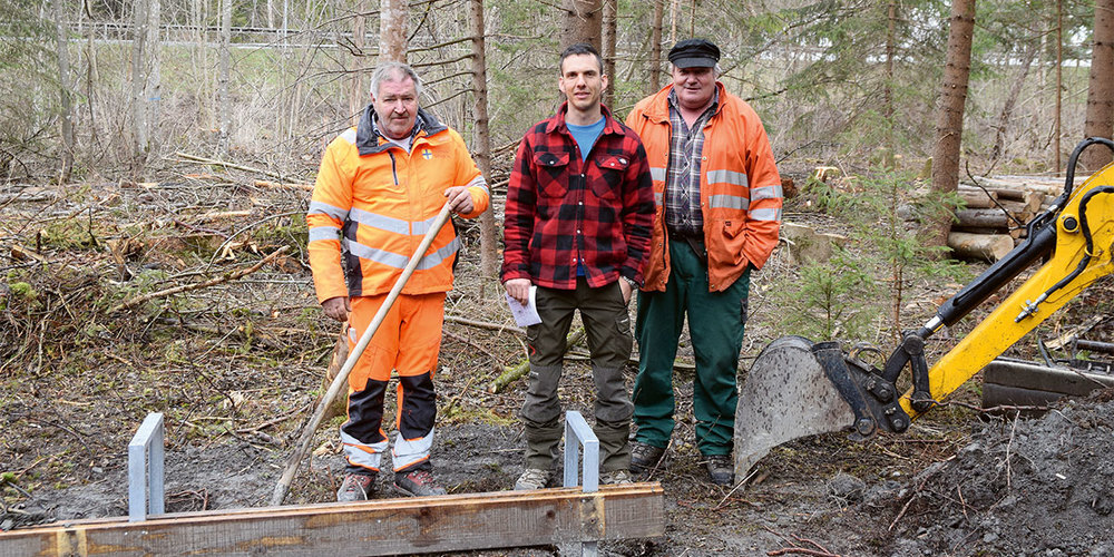 Röbi Picker ( Senior ), Hanspeter Thöny und Maurus Mleczek. 