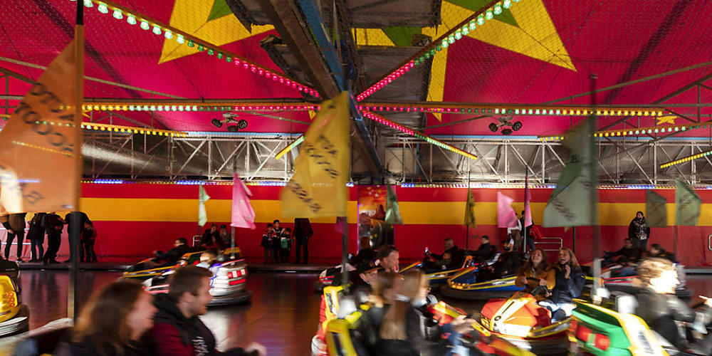 Am kommenden Mittwoch startet parallel zur Offa in St. Gallen der Frühlingsjahrmarkt. Im Lunapark gibt es unter anderem auch einen Auto-Scooter. (Symbolbild)