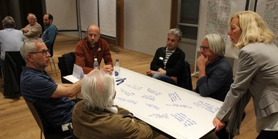 Workshop der Stadt Gossau zur Neugestaltung der Bahnhofstrasse.