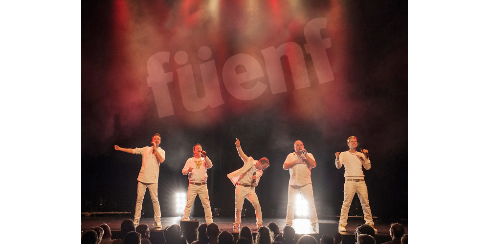 Die Stuttgarter A-cappella-Band «Füenf» kommt nach Pfäffikon.