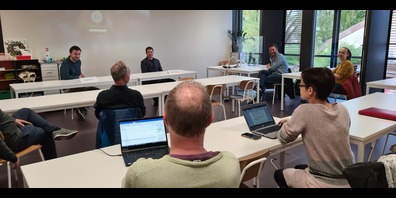 Die Kandidaten am Hearing, das die glp Bezirk Kreuzlingen organisierte.