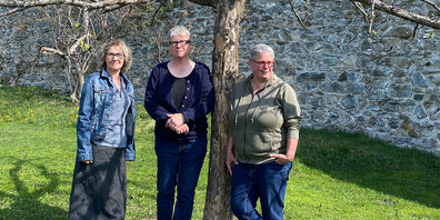 Damenwahl im Mittelprättigau (vlnr): Annemarie Grünig (Wahlkreis Luzein), Monika Baumgartner (Wahlkreis Jenaz) und Marianna Dürr-Dachauer (Wahlkreis Küblis).