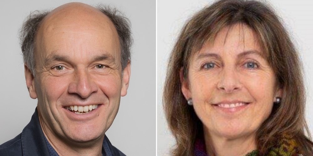 Für den zurücktretenden Guido Wick (l.) rückt Judith Durot in den St.Galler Kantonsrat nach.