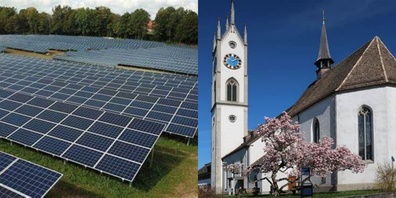 Der Beschluss, welcher Bau und Betrieb von Photovoltaikanlagen durch die Gemeinde selber ausschloss, wurde aufgehoben. (Symbolbild)