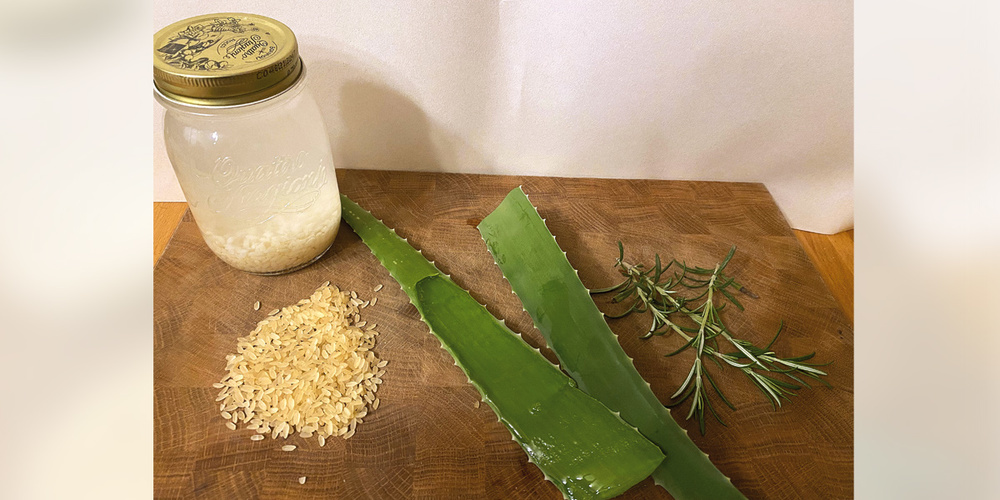 Haut und Haar mit selbst hergestellten Produkten nähren und verwöhnen.