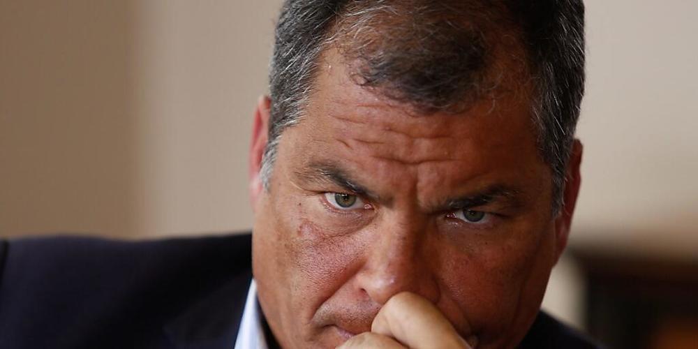 Der ehemalige Präsident Ecuadors, Rafael Correa, soll 2013 Bestechungsgelder vom Odebrecht-Konzern erhalten haben, um seinen Wahlkampf zu finanzieren. (Archivbild)