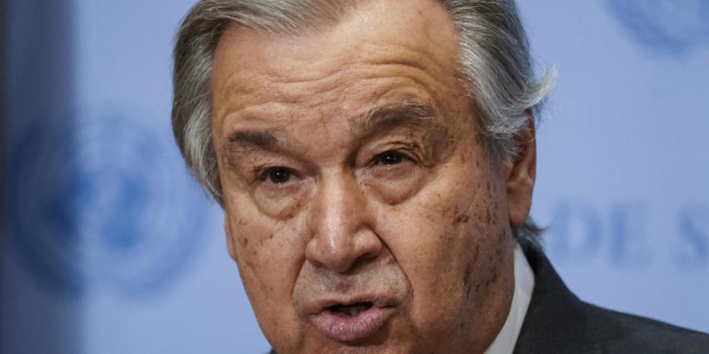 ARCHIV - Nachdem es einige Staats- und Regierungschefs bereits versucht haben, besucht nun der Generalsekretär der Vereinten Nationen, António Guterres, höchstpersönlich den Kreml, um einen Waffenstillstand zu erreichen. Foto: John Minchillo/AP/dpa