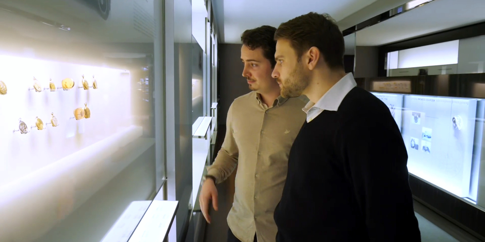 Die beiden Autoren der IWC-Geschichte: Pascal Gomringer und Cyril Winkler.