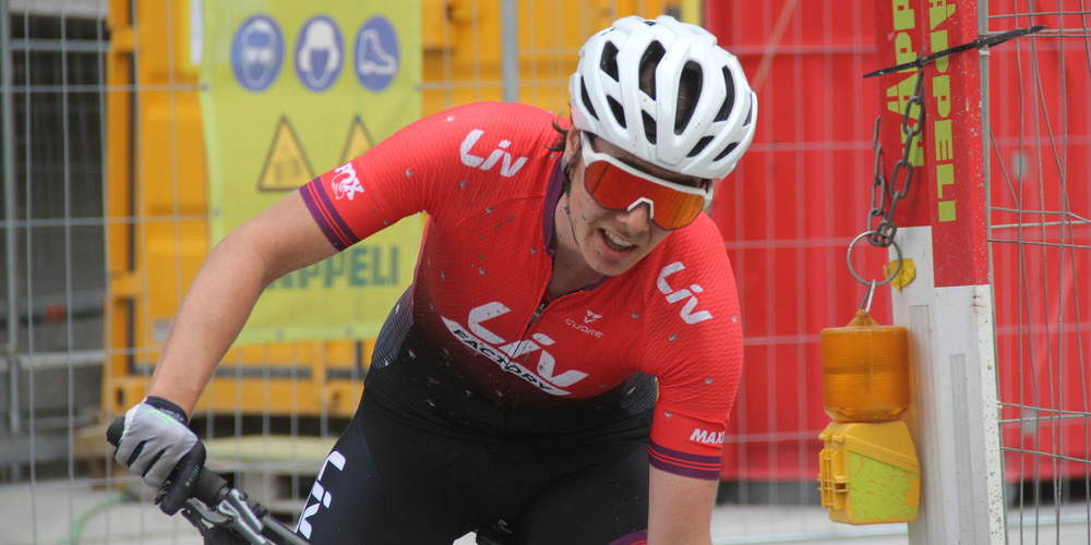 Linda Indergand an der ÖKK Bike-SM.
