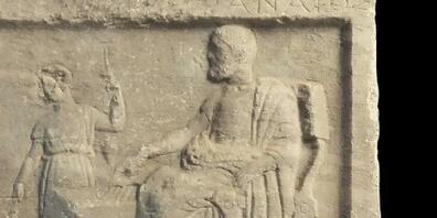 Das 2500 Jahre alte Relief soll die älteste Darstellung einer Rechenstunde sein, wie die Forschenden vermuten.