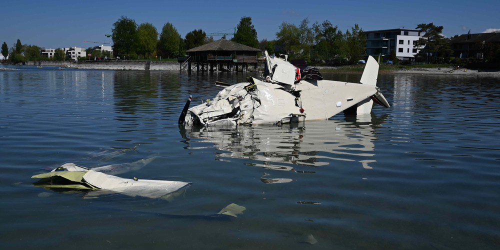 Es konnte nur noch die Leiche des Piloten geborgen werden.