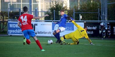 Im Hinspiel gab es gegen das Team Ticino U21 ein torreiches 5:3 für die Gossauer. 