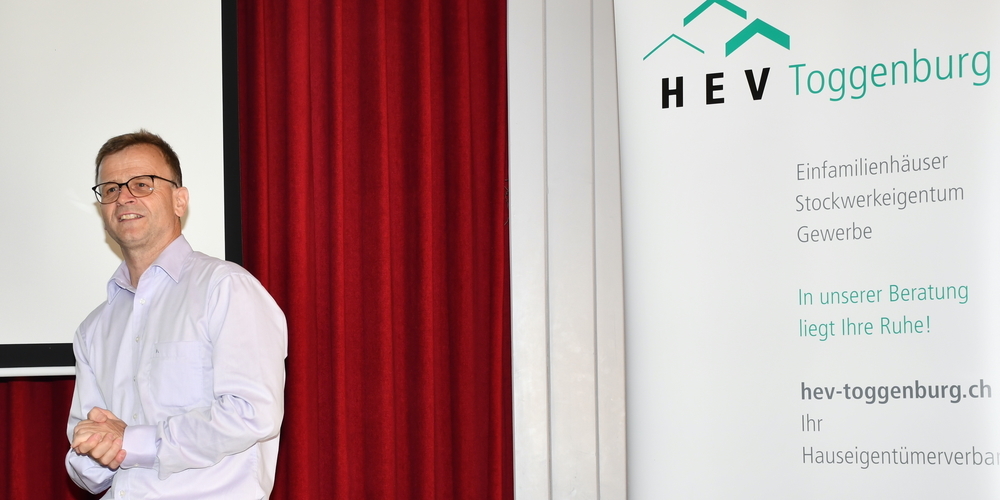 Armin Brülisauer führte erstmals als Präsident durch die Hauptversammlung des HEV Toggenburg. 
