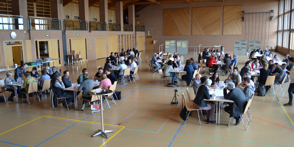 Die Bevölkerung von Egnach diskutiert über die enkeltaugliche Gemeinde.