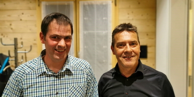 Nominierung der Kandidaten von v.l.n.R: Lukas Bösch und Toni Thoma