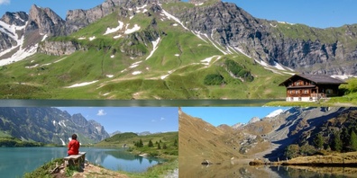 Rund um den mächtigen Titlis kann man die fantastische Bergwelt bewundern.