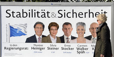 Bürgerliche Parteien wollen 2023 im Regierungsrats-Wahlkampf zusammenarbeiten, so wie sie es beispielsweise 2015 unter dem Slogan «Top 5» schon getan haben. (Archivbild