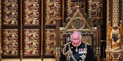dpatopbilder - Prinz Charles von Großbritannien verliest die Rede der Königin zur Eröffnung der neuen Sitzungsperiode des Parlaments im House of Lords. Foto: Ben Stansall/PA Wire/dpa