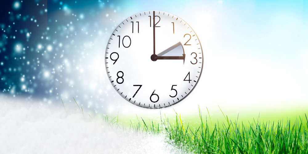 Für die Sommerzeit werden die Uhren um eine Stunde VORgestellt von 2:00 auf 3:00 Uhr.