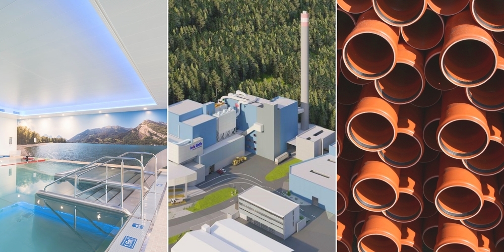 Neuer Leiter fürs Hallenbad (l.), Ja zum Projekt «KVA Linth 2025» und künftige Wasserversorgungsplanung (r.).