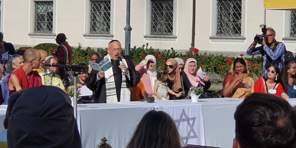Tovia Ben Chorin an der Interreligiösen Feier zum Eidgenössischen Dank-, Buss- und Bettag von September 2019
