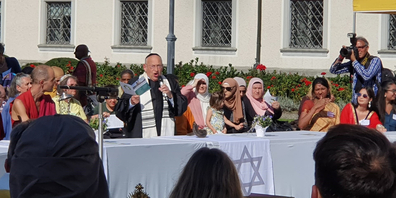 Tovia Ben Chorin an der Interreligiösen Feier zum Eidgenössischen Dank-, Buss- und Bettag von September 2019