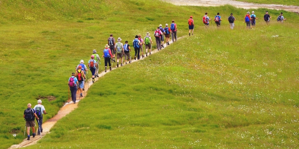 An den Pilgertagen stehen spontane Begegnungen und das Unterwegssein im Vordergrund. (Symbolbild)