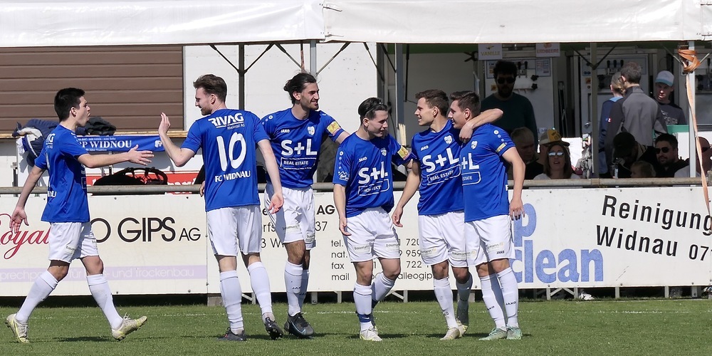 Die Widnauer durften in Bern über einen 3:4 Sieg über den FC Prishtina Bern jubeln