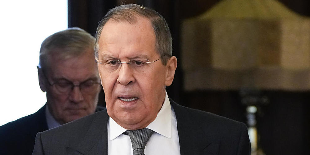 Sergej Lawrow, Außenminister von Russland, nimmt heute Gespräche mit Chinas Außenminister Wang Yi auf. Foto: Alexander Zemlianichenko/AP/dpa