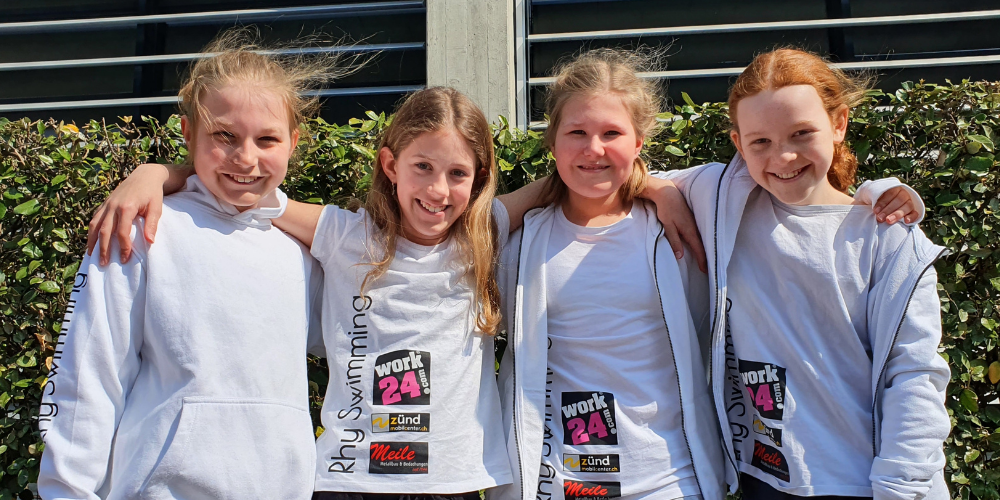 Gianna Kobler(Marbach), Elina Hautle(Diepoldsau), Jasmin Weiss(Diepoldsau), Florina Wohlgensinger(Berneck)