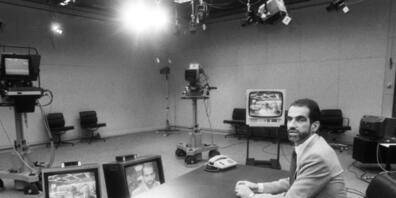 Mit 82 Jahren gestorben: Der "Tagesschau"-Moderator Peter Achten 1984 im TV-Studio des damaligen SF DRS im Leutschenbach, Zürich. (Archivbild)