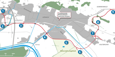 Das aktuelle Projekt würde unter anderem das Schutzgebiet Kaltbrunner Riet schwerwiegend beeinträchtigen.
