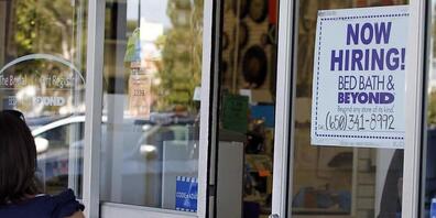 Die Arbeitslosenquote in den USA liegt fast wieder auf dem Niveau von vor der Corona-Pandemie. (Archivbild)