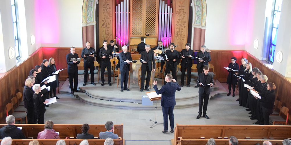 Das Vokalensemble Höfe hätte bei der «Markuspassion» von morgen Samstag Unterstützung von Solisten und dem New Sagittarius Consort Zürich erhalten.
