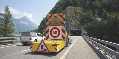 Beim Kerenzerbergtunnel ist von April bis Oktober 2022 mit temporären Verkehrsbeeinträchtigungen zu rechnen.