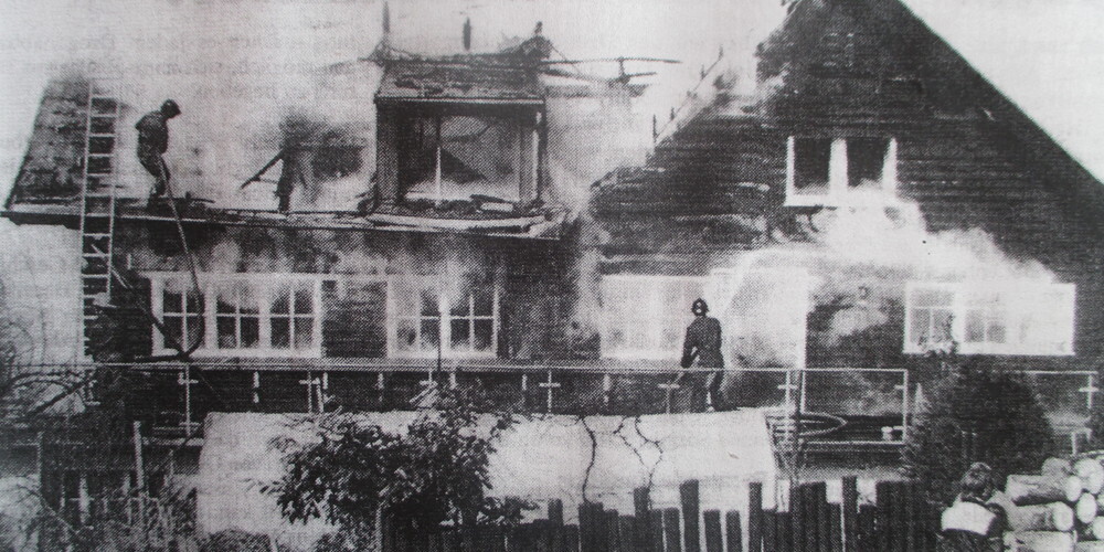 Am 2. April 1987 wurde der «Wilden Mann» ein Raub der Flammen. Der Wiederaufbau wurde zügig an die Hand genommen.