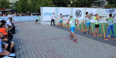 Der Target Sprint als Disziplin beim Ostschweizer Sportschützenfest.