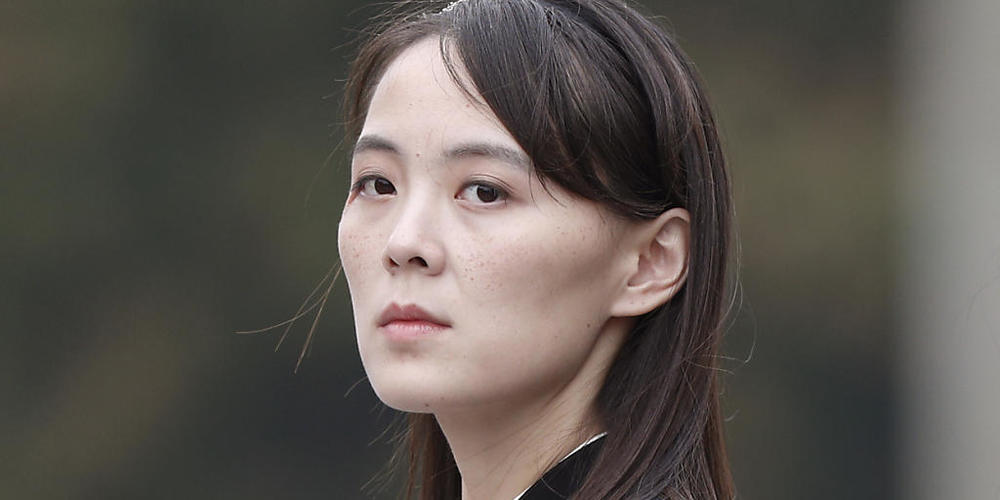 ARCHIV - Kim Yo Jong, die Schwester von Nordkoreas Machthaber Kim Jong Un, nimmt an einer Kranzniederlegung im Ho Chi Minh-Mausoleum in Hanoi, Vietnam, teil. Der Ton zwischen Süd- und Nordkorea verschärft sich wieder. Foto: Jorge Silva/Pool Reuter...