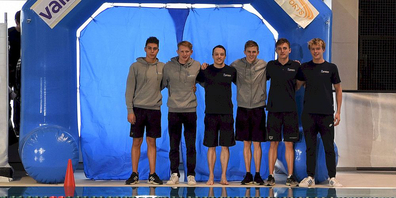 Von links: Rocco Laguardia, Tobias Müller, Marco Ramseyer, Fabio Toscan, Marius Toscan und Eder Gerdes.