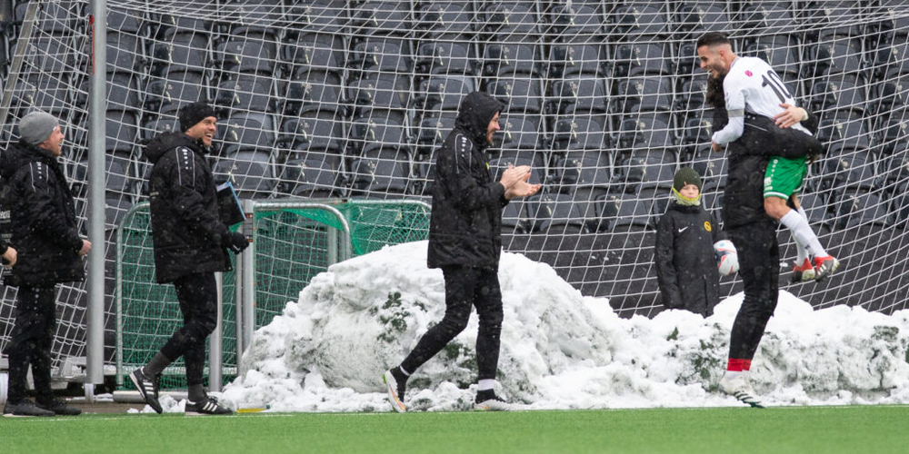 Die Spieler und die Betreuer des SC Brühl hoffen, am Mittwoch auch gegen Chiasso jubeln zu können.