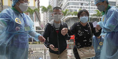 Das Coronavirus ist in China wieder auf dem Vormarsch, vor allem in der Metropole Shanghai. (Archivbild)