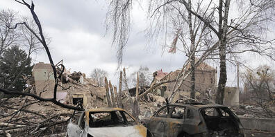 ARCHIV - Makariw soll zu 40 Prozent zerstört sein. Foto: Efrem Lukatsky/AP/dpa