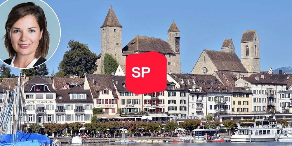 Susann Helbling (kl.) rückt neu ins Co-Präsidium der SP in der Stadt Rapperswil-Jona.