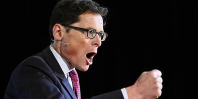 Nationalrat Roger Köppel appellierte an der Delegiertenversammlung der SVP an die Neutralität der Schweiz.