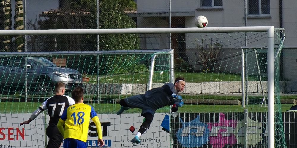 Fabio Staudacher mit einer Glanzparade.
