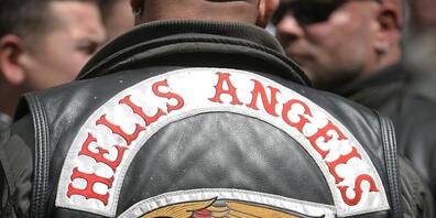 Mitglieder der Hells Angels 2012 in Frankfurt D. (Archivbild)