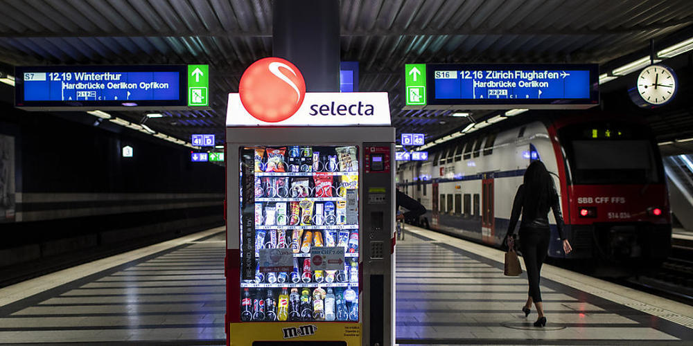 Ein Selecta-Automat im Hauptbahnhof Zürich (Archivbild).