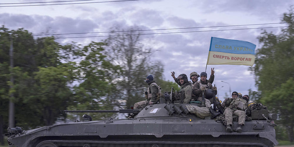 Die ukrainische Armee kontert im Süden des Landes zwischen den Gebieten Mykolajiw und Cherson mit einer Gegenoffensive zum russischen Vormarsch im Donbass. Foto: Bernat Armangue/AP/dpa