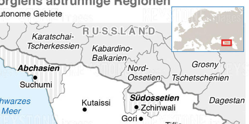 Südossetien bleibt Russland trotz abgesagtem Referendum eng verbunden. (Archivbild)